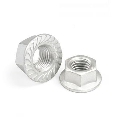 M2-M30 Plain 304 Stainless Steel Nylon Lock Nut DIN6923 for Heavy Load Applications