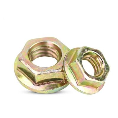 M2-M30 Plain 304 Stainless Steel Nylon Lock Nut DIN6923 for Heavy Load Applications