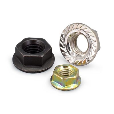 M2-M30 Plain 304 Stainless Steel Nylon Lock Nut DIN6923 for Heavy Load Applications