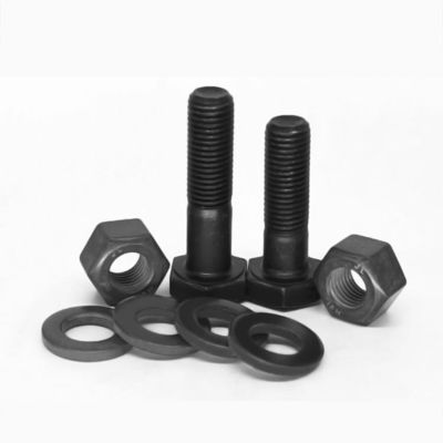 High Precision M9 M10 M38 M42 M50 M72 Black Oxide Carbon Steel Hex Bolts DIN Standard