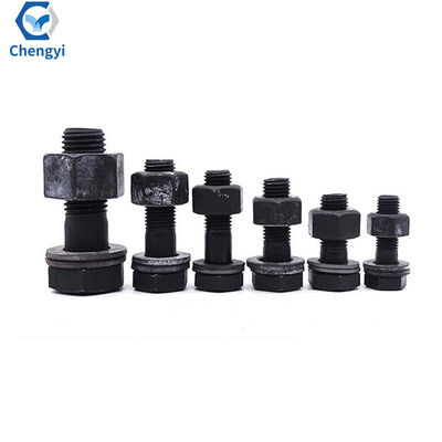 High Precision M9 M10 M38 M42 M50 M72 Black Oxide Carbon Steel Hex Bolts DIN Standard