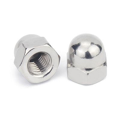 Carbon Steel Black Zinc Plating Ball Head Copper Cap Nut for Heavy-Duty Applications