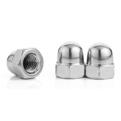 Carbon Steel Black Zinc Plating Ball Head Copper Cap Nut for Heavy-Duty Applications