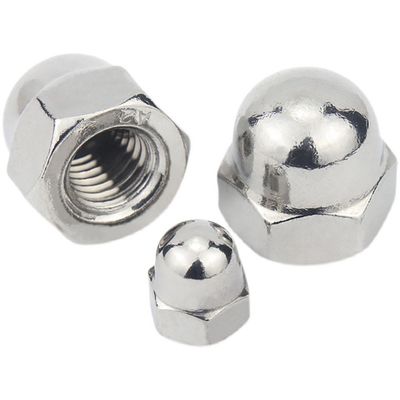 Carbon Steel Black Zinc Plating Ball Head Copper Cap Nut for Heavy-Duty Applications