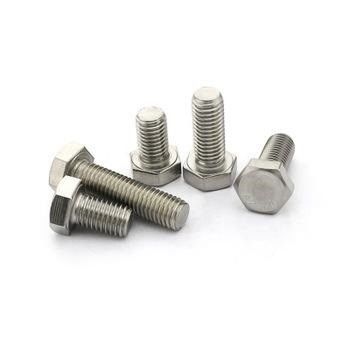 High Precision Stainless Steel 304 Hex Bolts and Nuts for High Temperature Applications