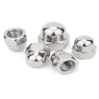 Carbon Steel Black Zinc Plating Ball Head Copper Cap Nut for Heavy-Duty Applications