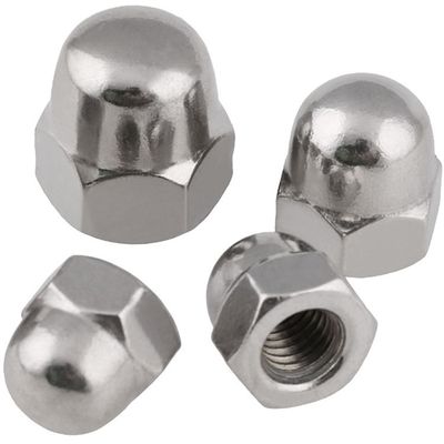 Carbon Steel Black Zinc Plating Ball Head Copper Cap Nut for Heavy-Duty Applications