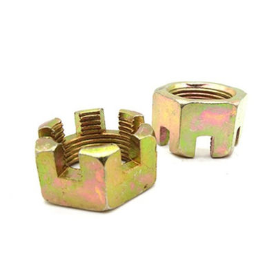 Directly Sells Black M2-M30 Slotted Nut DIN935 Hexagonal Blossom Nut in Various Sizes