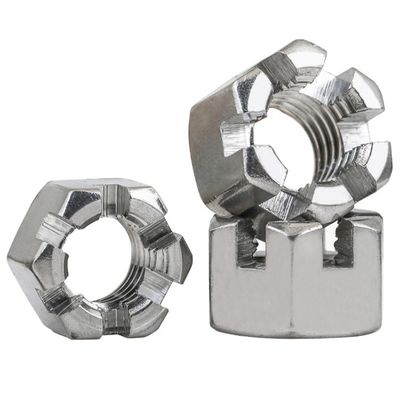 Directly Sells Black M2-M30 Slotted Nut DIN935 Hexagonal Blossom Nut in Various Sizes