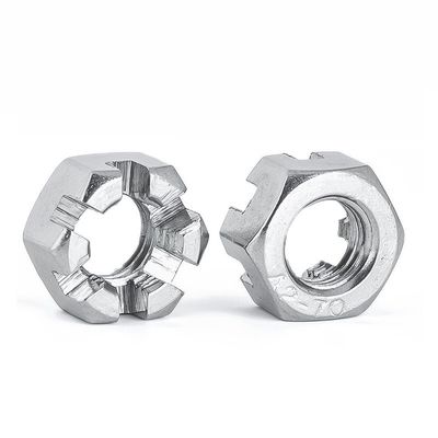 Directly Sells Black M2-M30 Slotted Nut DIN935 Hexagonal Blossom Nut in Various Sizes