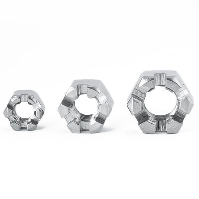 Directly Sells Black M2-M30 Slotted Nut DIN935 Hexagonal Blossom Nut in Various Sizes