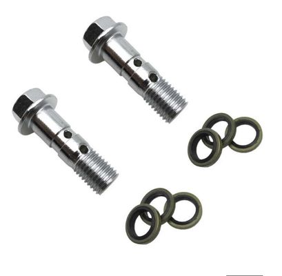 Carbon/Stainless Steel Oil Banjo Bolt with Hole Brake Hose Double and Single Hollow Bolt