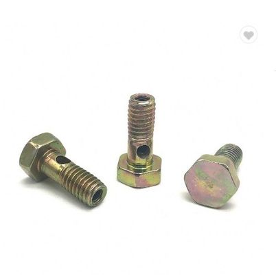 Carbon/Stainless Steel Oil Banjo Bolt with Hole Brake Hose Double and Single Hollow Bolt