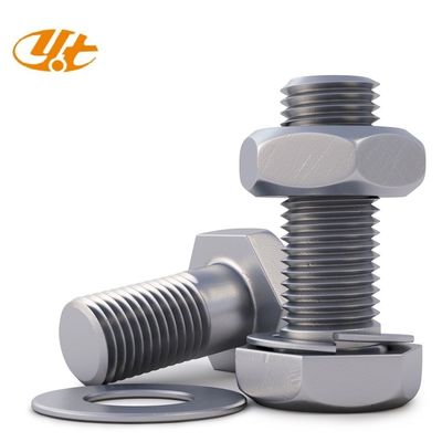 DIN ANSI HDG Full Threaded Hex Bolt for Industrial Applications Thickness MM10-MM500