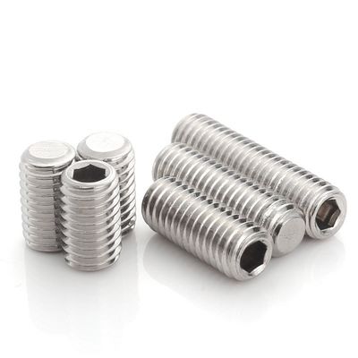 Metric Strength Tip Stop Screw with Black Zinc Plated Carbon Steel Bolt ISO Standard