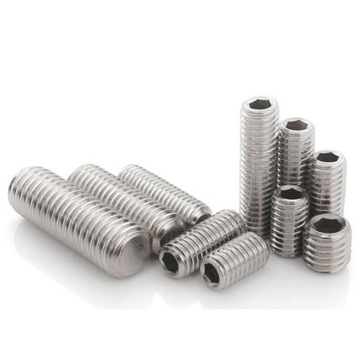 Metric Strength Tip Stop Screw with Black Zinc Plated Carbon Steel Bolt ISO Standard