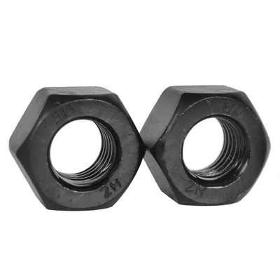 ISO9001 Certified A194-2H Blackened Thickened Nut for High Strength and M2-M30 Sizes