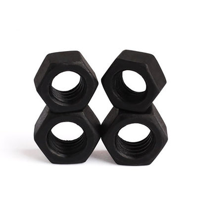 ISO9001 Certified A194-2H Blackened Thickened Nut for High Strength and M2-M30 Sizes