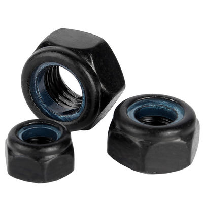 Fastener DIN985 Metric Stainless Steel Hex Flange Nylon Lock Nut