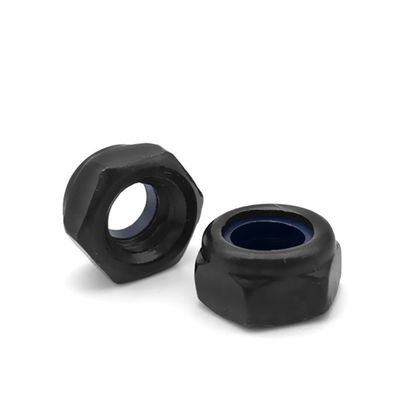 Fastener DIN985 Metric Stainless Steel Hex Flange Nylon Lock Nut