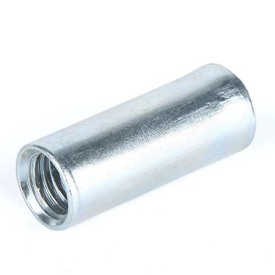 201/304 Standard Stainless Steel Cylindrical Screw Joint Nut with ZINC PLATED Finish