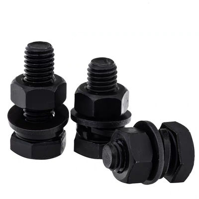 Zn HDG DIN933 931 Hex bolt and nut M2-M100 with excellent corrosion resistance