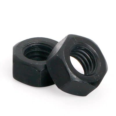 Oxidized Blackened Weld Hexagonal Nut Grade 8.8 For Metric Measurement System