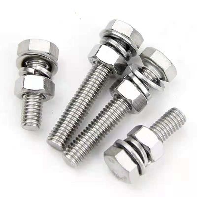 Carbon Steel Zinc Hex Head Fastener DIN933 DIN931 ISO ANSI Bolts and Nuts with M6-M36