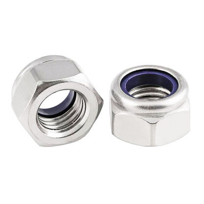 Black Oxide Finish DIN985 Nylon Hexagonal Anti-Slip Self-Locking Nut