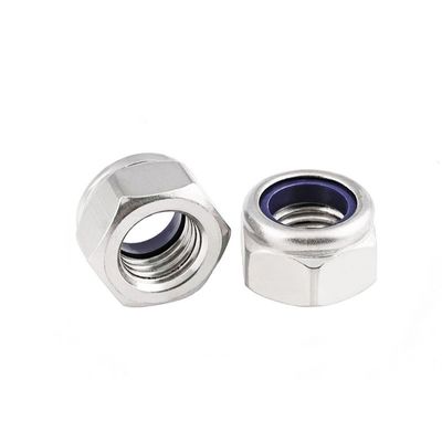 Black Oxide Finish DIN985 Nylon Hexagonal Anti-Slip Self-Locking Nut