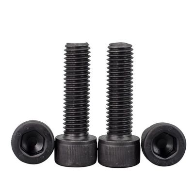 Black Steel DIN 912 12.9 Hex Allen Key Bolt M8 M25 Grade 12.9 Certificate ISO9001