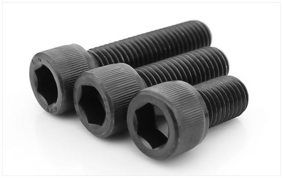 Black Steel DIN 912 12.9 Hex Allen Key Bolt M8 M25 Grade 12.9 Certificate ISO9001