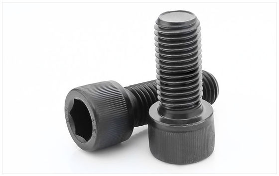 Black Steel DIN 912 12.9 Hex Allen Key Bolt M8 M25 Grade 12.9 Certificate ISO9001