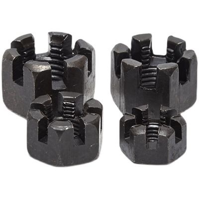 8.8/10.9/12.9 Ect Grade Metric Slotted Nut DIN935 for Strength and Measurement System