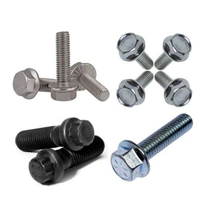 Plain Finish M8 Flange Titanium Bolts Perfect for in Various Industrial Machines