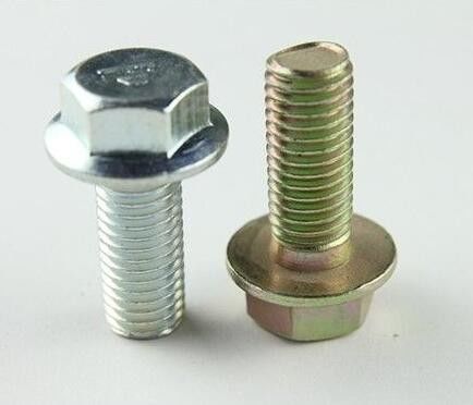 Plain Finish M8 Flange Titanium Bolts Perfect for in Various Industrial Machines
