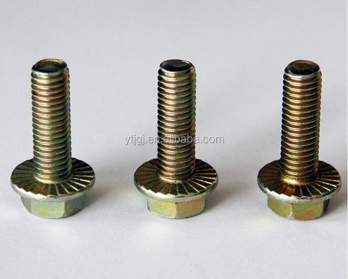 Plain Finish M8 Flange Titanium Bolts Perfect for in Various Industrial Machines