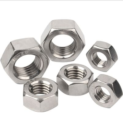 Automotive Industry Galvanized White Blue Zinc Plated Hex Nut DIN934 Bolts and Nuts