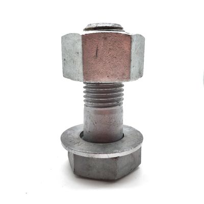 M16 HDG Hex Head Electric Bolt with Hex Nut and Washer Steel Grade 8.8/6.8 Black Oxide
