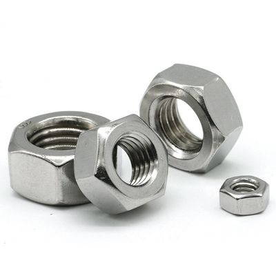 White Zinc Plated Hex Nuts For General Industry Imperial Measurement System DIN934