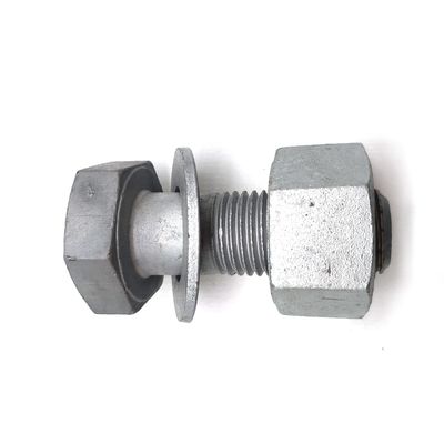 M16 HDG Hex Head Electric Bolt with Hex Nut and Washer Steel Grade 8.8/6.8 Black Oxide