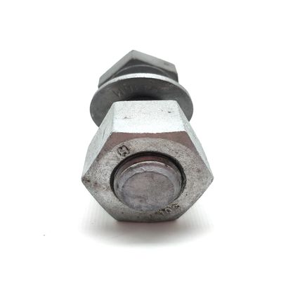 M16 HDG Hex Head Electric Bolt with Hex Nut and Washer Steel Grade 8.8/6.8 Black Oxide