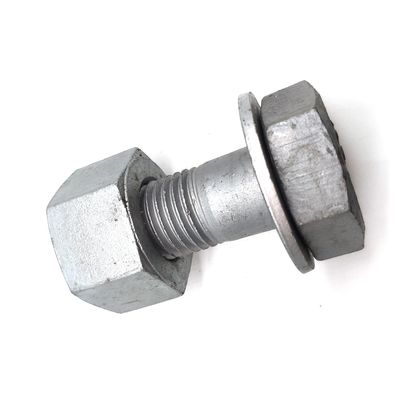 M16 HDG Hex Head Electric Bolt with Hex Nut and Washer Steel Grade 8.8/6.8 Black Oxide