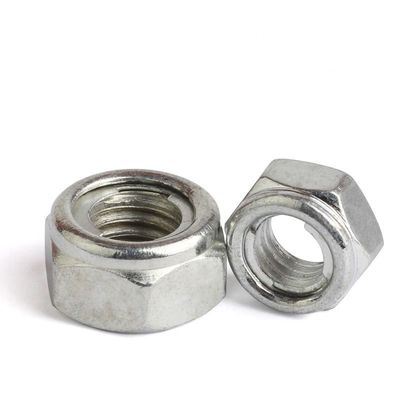 Nuts Metal Insert DIN980 M8 M10 M12 M16 Stainless Steel Hex Lock Nut ASTM Bolts and Nuts