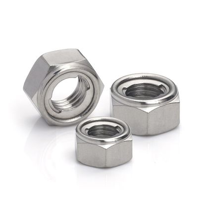 Nuts Metal Insert DIN980 M8 M10 M12 M16 Stainless Steel Hex Lock Nut ASTM Bolts and Nuts