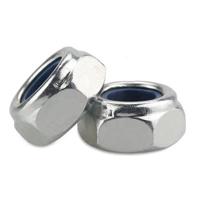 Nuts Metal Insert DIN980 M8 M10 M12 M16 Stainless Steel Hex Lock Nut ASTM Bolts and Nuts