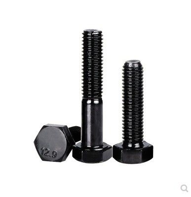 Grade 10.9 M8x50 Bolts and Nuts with Black Finish Din933 Galvanized 48 Steel Hex Bolt