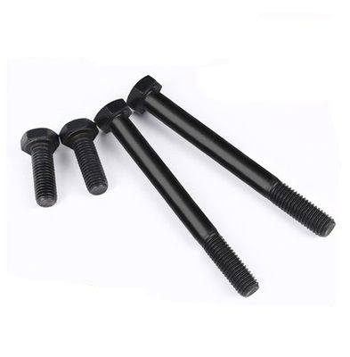 Grade 10.9 M8x50 Bolts and Nuts with Black Finish Din933 Galvanized 48 Steel Hex Bolt
