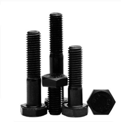 Grade 10.9 M8x50 Bolts and Nuts with Black Finish Din933 Galvanized 48 Steel Hex Bolt