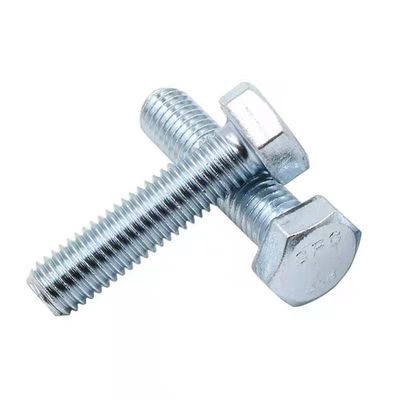 Grade 4.8 8.8 10.9 12.9 M6-M36 M10 DIN931 DIN933 Hex Bolts for Industrial Applications